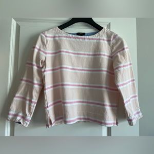 J. Crew sturdy cotton striped top — size S